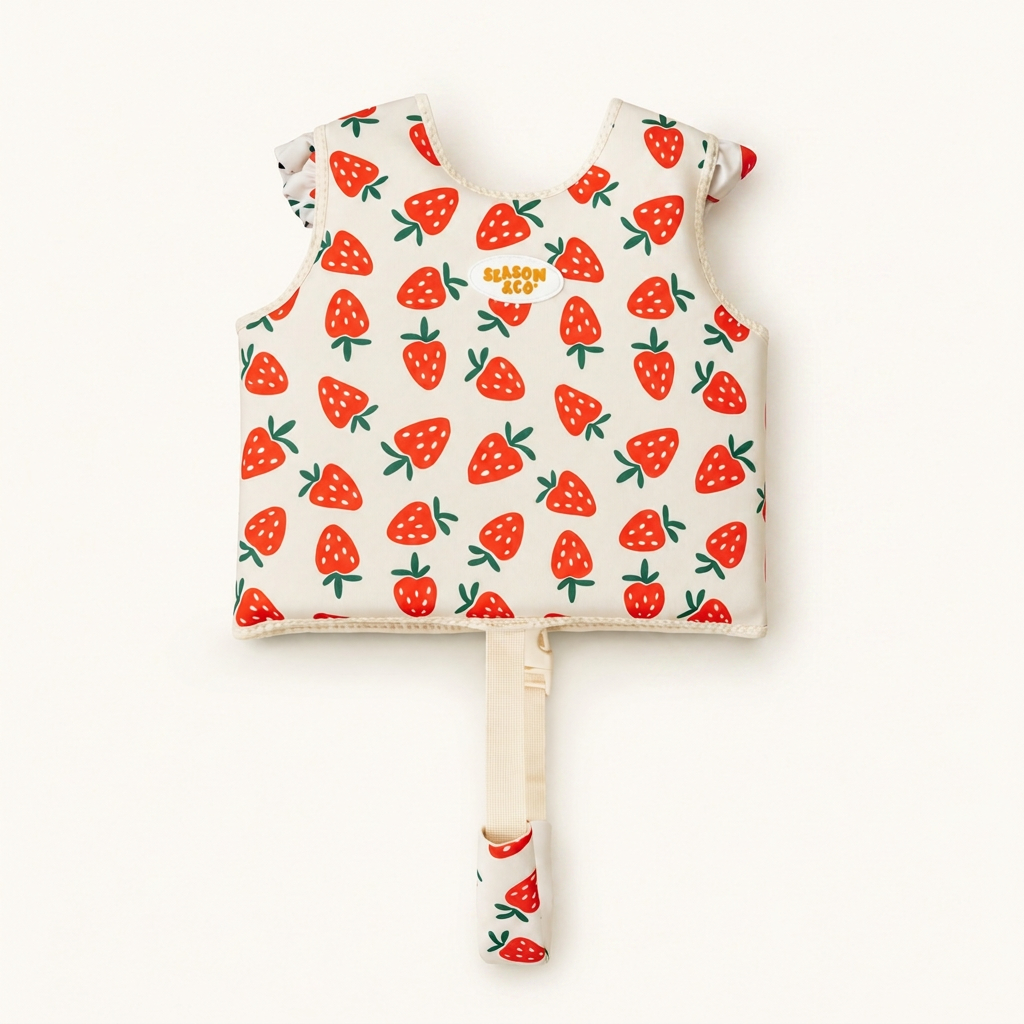 Kids Swim Vest Strawberry - 2-3 years